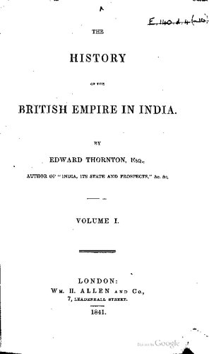 The history of the British Empire in India