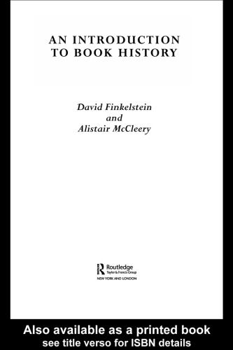 An Introduction to Book History