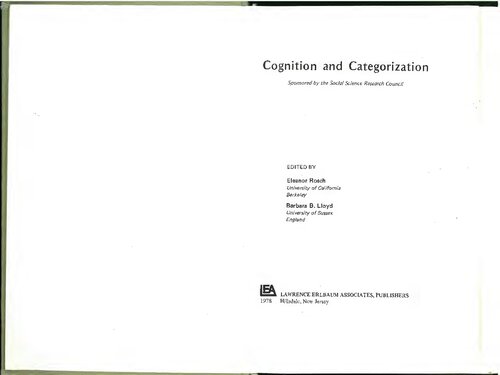 Cognition & Categorization