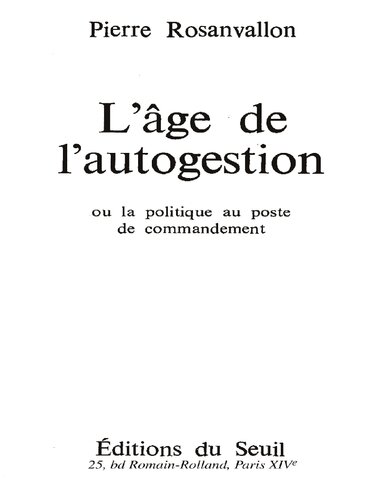L'âge de l'autogestion