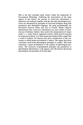 Conditions on Phonological Government