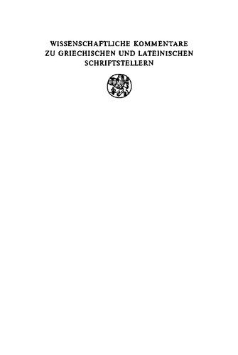 P. Vergilius Maro, Georgica Bd. 1. Einleitung, Praefatio, Text und Übersetzung
