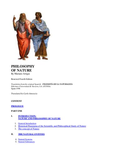 Philosophy of Nature