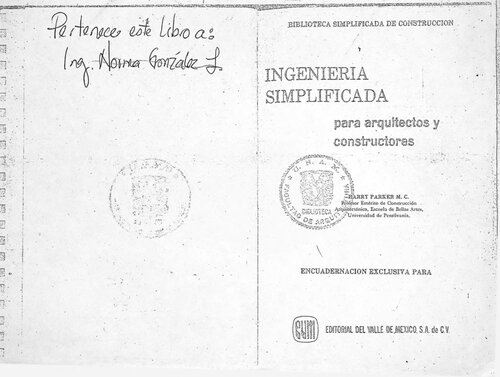 Ingeniería simplificada para arquitectos y constructores