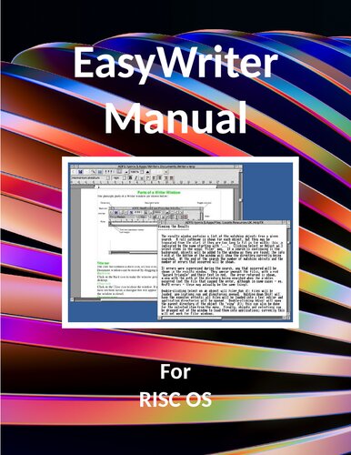EasiWriter Professional Manual (RISC OS Computers)