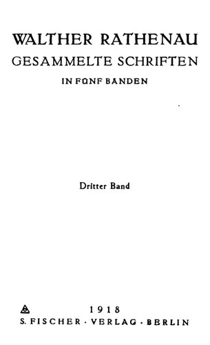 Von kommenden Dingen