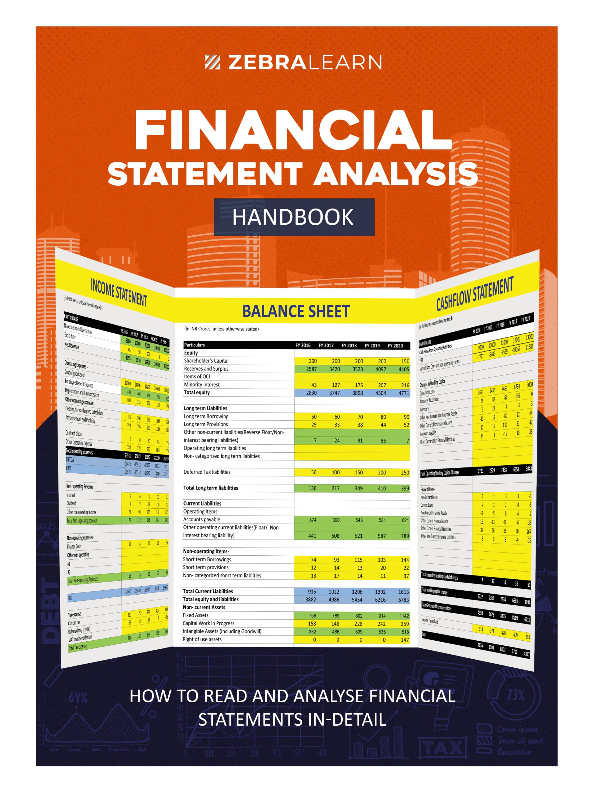 Financial Statement Analysis Handbook - How to Read & Analyse Financial Statements in Detail | for Company Fundamental Analysis | for Finance Students & Professionals | Zebra Learn Books | Hardcover