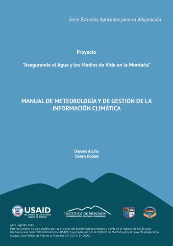 Manual de Meteorologia y de Gestion de la Informacion Climatica