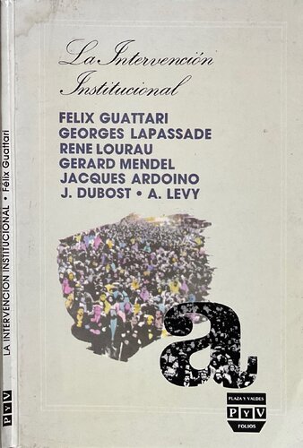 La Intervención Institucional