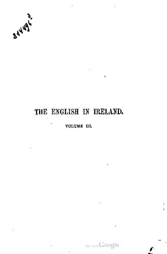 The English in Ireland in the eighteenth century