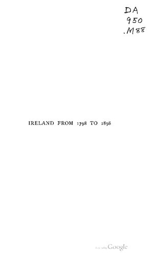 Ireland 1798-1898