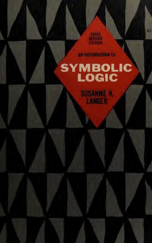 An introduction to symbolic logic