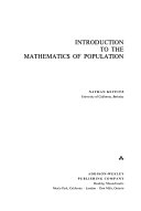 Introduction to the Mathematics of Population