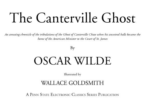 The Canterville Ghost