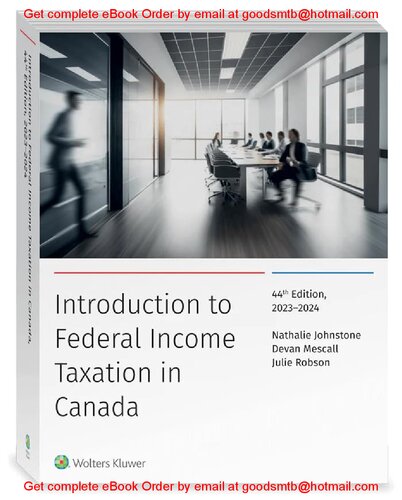 Introduction to federal income taxation in Canada [2023-2024]