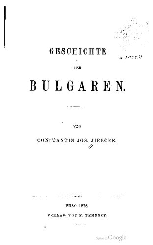 Geschichte der Bulgaren