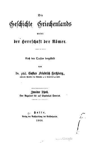 Von Augustus bis auf Septimius Severus