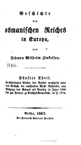 Fortschreitendes Sinken des Reiches vorzüglich unter dem Einflusse der wachsenden Macht Rußlands , vom Ausgange des Krieges mit Venedig im Jahre 1669 bis zum Frieden zu Kutſchuk-Kainardſche im J. 1774