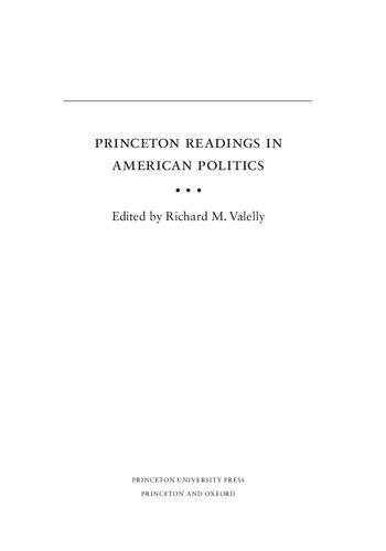 Princeton Readings in American Politics