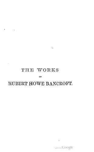 History of the North Mexican States and Texas / 1531-1800