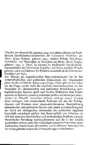 Probleme einer materialistischen Staatstheorie