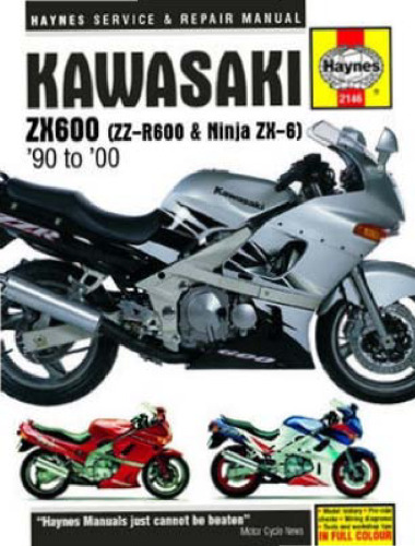 Kawasaki ZX600 (ZZ-R600 and Ninja ZX-6) 1990 to 2000 Service and Repair Manual (Haynes Manuals)