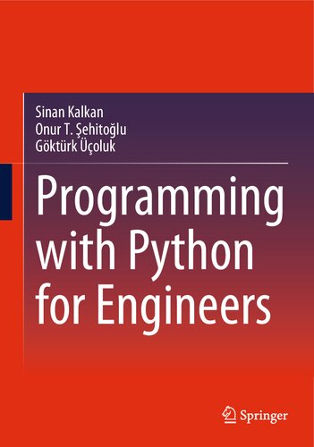 Programming with Python for Engineers