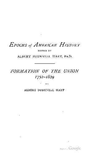 Formation of the Union 1750-1829