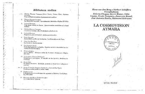 La cosmovisión aymara