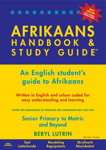 Afrikaans - Hanbook & Study Guide