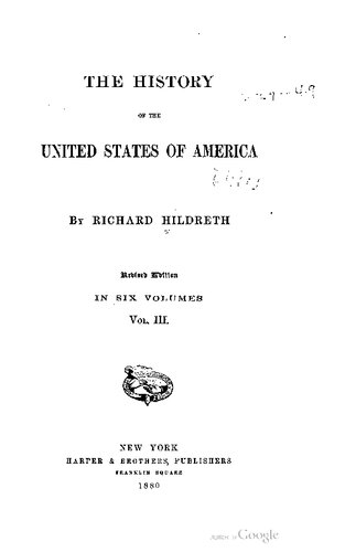 The history of the United States of America. In six volumes