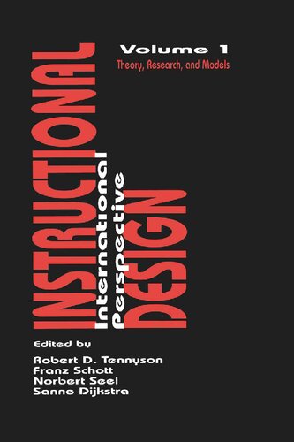 Instructional Design: International Perspectives, Volume 1: Theory, Research, and Models