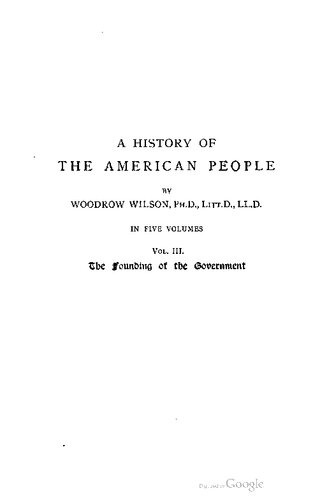 A history of the American people. In five volumes