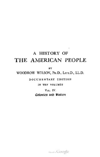 A history of the American people. In ten volumes
