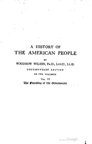 A history of the American people. In ten volumes