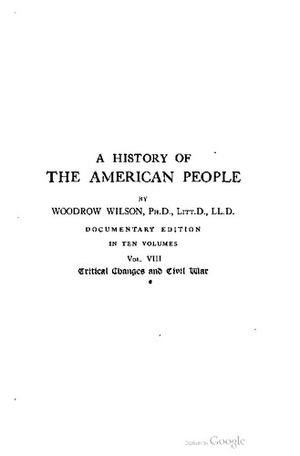 A history of the American people. In ten volumes
