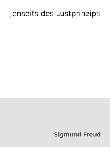 Jenseits des Lustprinzips