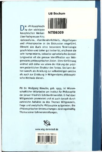 Ludwig Wittgensteins 