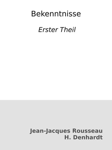 Bekenntnisse