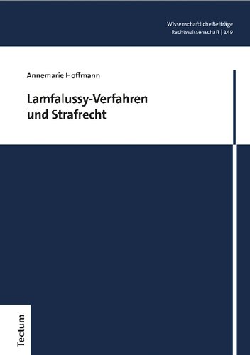 Lamfalussy-Verfahren und Strafrecht