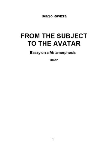 From the Subject to the Avatar