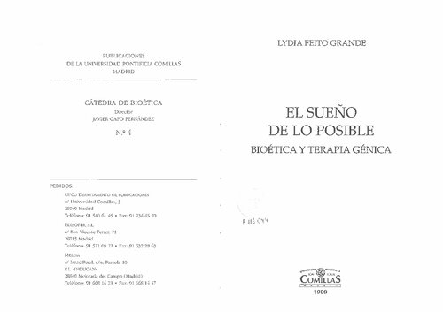 El sueño de lo posible: Bioética y terapia génica