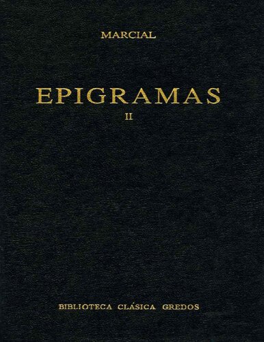 Marcial: Epigramas. Vol. II (libros VIII-XIV)