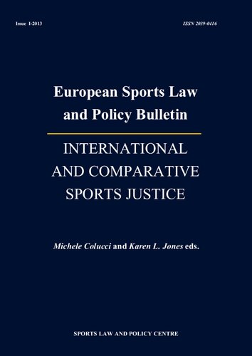 International and Comparative Sports Justice