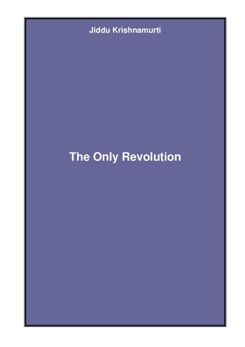 The Only Revolution (with commentary by Tom Das)