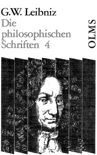 Die philosophischen Schriften: Band IV
