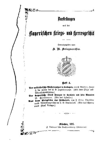 Darstellungen aus der bayerischen Kriegs- und Heeresgeschichte