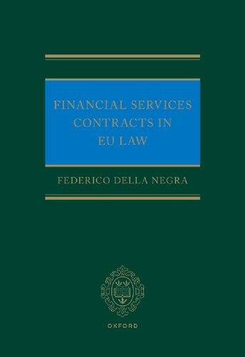 Financial Services Contracts in EU Law