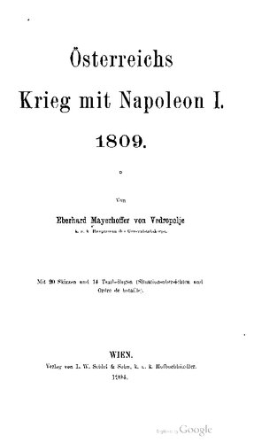 Österreichs Krieg mit Napoleon I. 1809