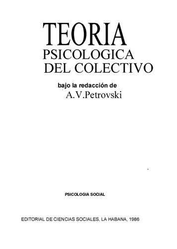 Teoría psicológica del colectivo